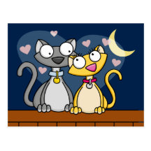 Kitty-Liebe-Postkarten