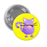 Kitty-Schlag-lila Knopf Buttons