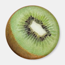 Kiwi-Aquarell - Magnet Kühlschrankmagnet