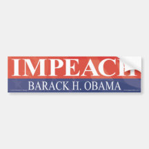 Klagen Sie Obama an Autoaufkleber