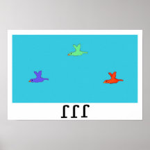 "Klappenklappen-Klappen" Plakat