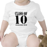 Klasse 10 CradleRoll des Absolvent-Säuglings Onsie Tshirt
