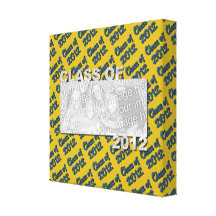 Klasse des 2012 herausgeschnittenen Foto-Rahmens - Galerie Falt Leinwand