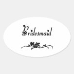 Klassische Brautjungfer Stickers
