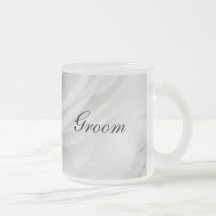 Klassische Schwarzweiss-Hochzeit Teetassen
