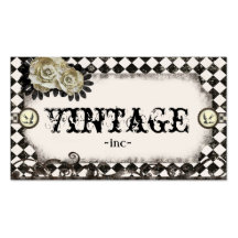 Klassische Vintage inspirierte Geschäftskarten Visitenkarte