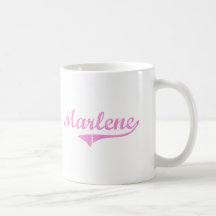 Klassischer Art-Name Marlene Kaffee Haferl