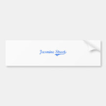 Klassischer Entwurf Jasmin-Straßen-Floridas Auto Sticker