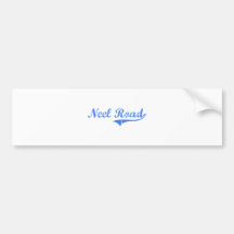 Klassischer Entwurf Neel Straßen-Massachusetts Autosticker