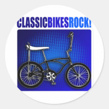 Klassischer Fahrrad-Felsen! Sticker