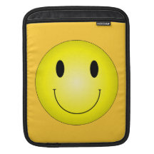 Klassischer gelber smiley sleeve für iPads