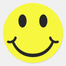 Klassischer smiley sticker