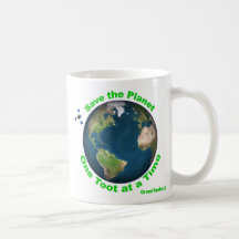 Klassischer weißer GreenToots.com-Becher Tee Haferl