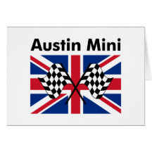 Klassisches Austin Mini Grußkarten