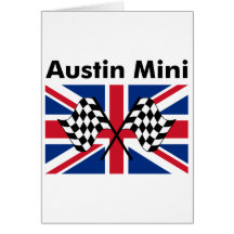 Klassisches Austin Mini Karten