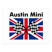 Klassisches Austin Mini Postkarten