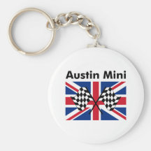 Klassisches Austin Mini Schlüsselanhänger