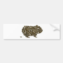 Klassisches Meerschweinchen Auto Sticker