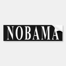 Klassisches NOBAMA Auto Aufkleber