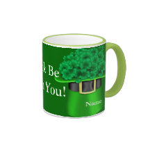 Kleeblatt-KAFFEETASSEN St. Patricks Tagesglücklich