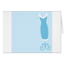 Kleid: Noble Hochzeit im Blau Karte