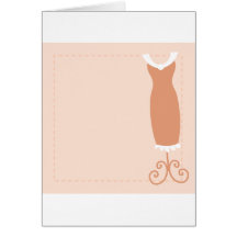 Kleid: Nobler Tan Karte