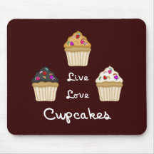 Kleine Kuchen leben Liebe Mousepads