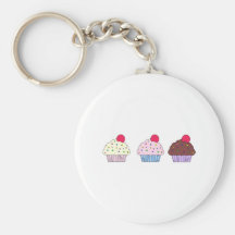 Kleine Kuchen Schlüsselanhänger