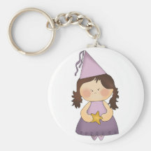 Kleine lila Prinzessin Schlüsselbänder