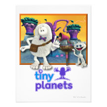Kleine Planeten Jammin Sitzung Einladungskarte