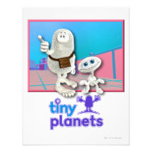 Kleine Planeten - Planet des Materials Ankündigungskarten