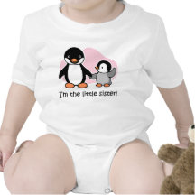 Kleine Schwester-Pinguint-shirts