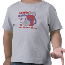 Kleiner Golfspieler-kundengerechtes T-Shirt