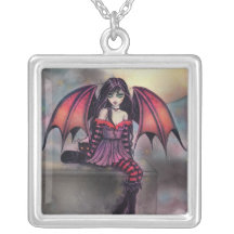 Kleiner gotischer Vampirs-feenhafte Halloween-Hals