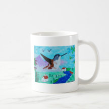 Kleiner Hummer-Vogel-Becher Kaffeetassen