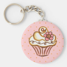 Kleiner Kuchen Keychain Schlüsselband