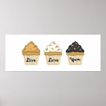 Kleiner Kuchen Yum Posterdruck