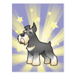 Kleiner SternSchnauzer Postkarte