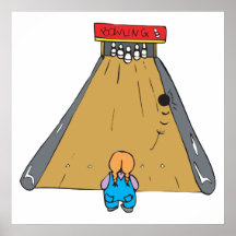 kleiner Tot-Bowlings-Gosseball Poster