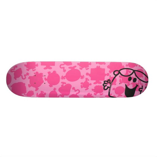 Kleines Fräulein Chatterbox Personalisiertes Skateboard