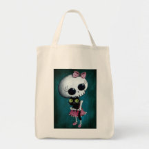Kleines Fräulein Death - Hallowen Schönheit Taschen