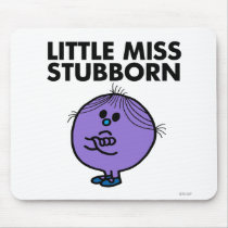 Kleines Fräulein Stubborn Classic mauspads