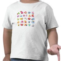 Kleinkindalphabett-shirt