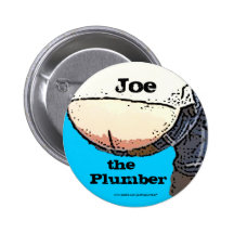 Klempner-Hintern… Joe der Klempner Knopf Button