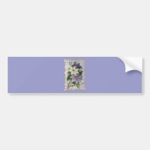 Kletternder Clematis Auto Aufkleber