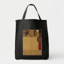 Klimt ~ erste Ausstellung der Sezession Leinentaschen