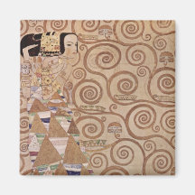 Klimt ~ Erwartung Kühlschrankmagnet