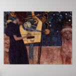 Klimt Gustav das Musik-Plakat