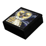 Kluge alte Eulen-Geschenkbox