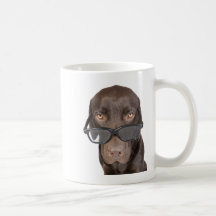 Kluge Labrador-Schale Kaffee Tassen